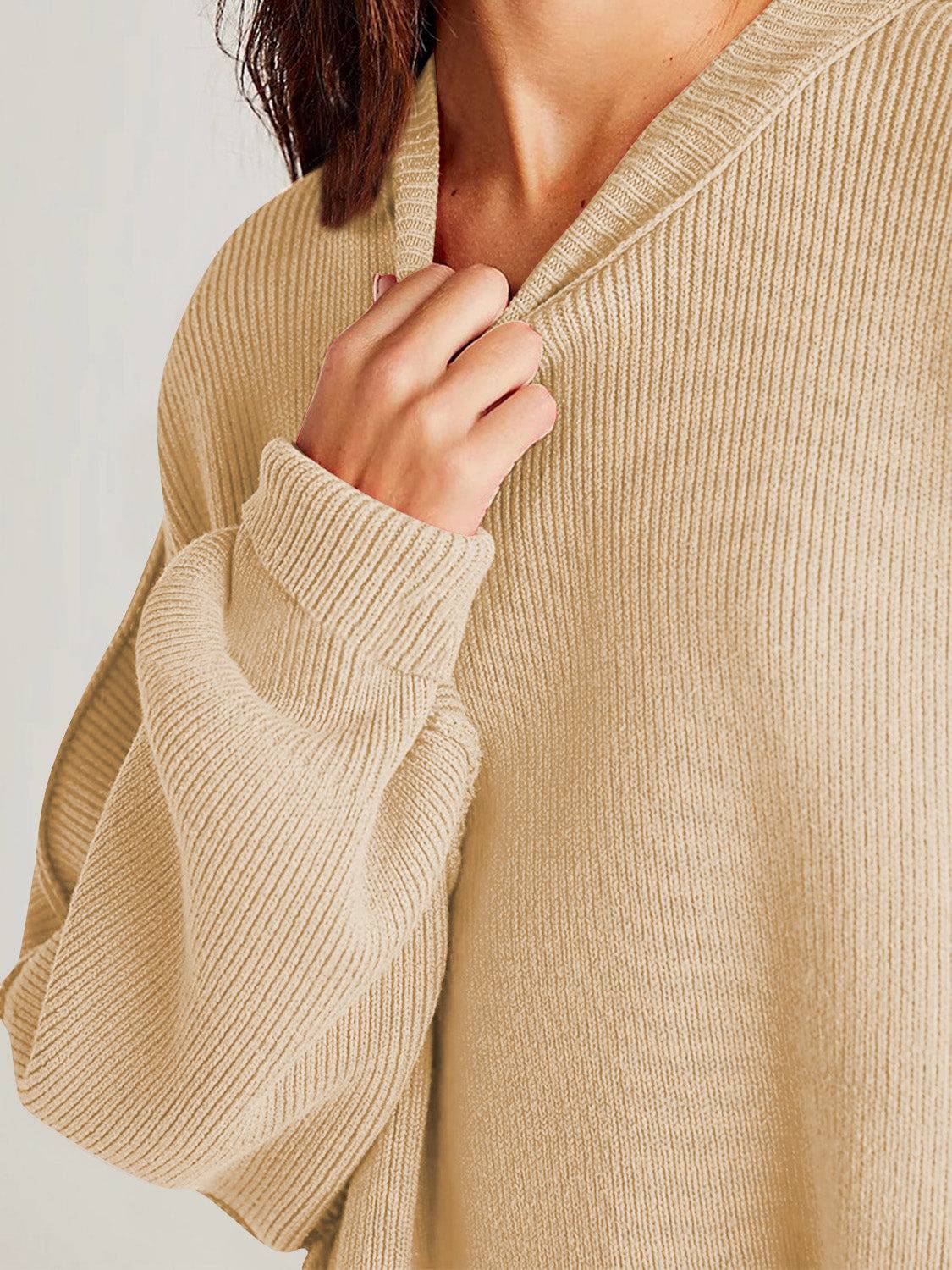 NEWYORKLISTED STYLE COLLECTION: Round Neck Long Sleeve Sweater - NEWYORKLISTED
