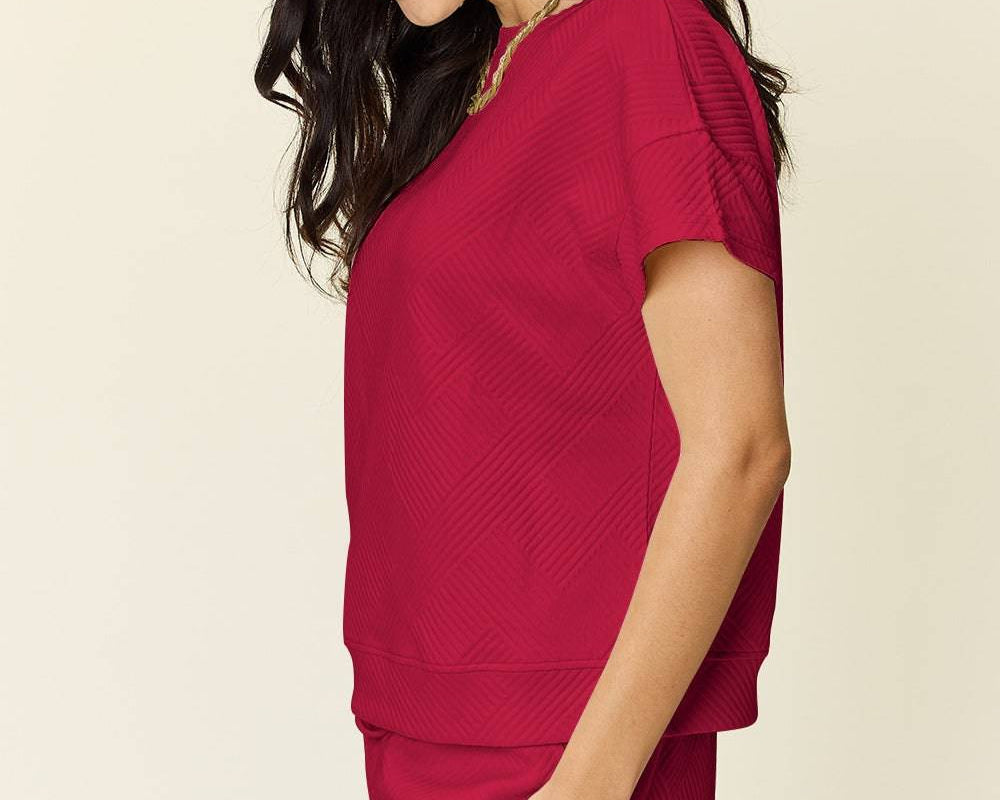 NEWYORKLISTED STYLE COLLECTION: Short Sleeve T-Shirt and Drawstring Shorts Set - NEWYORKLISTED