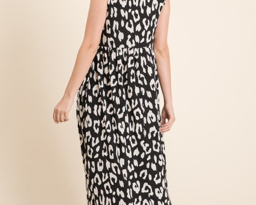 NEWYORKLISTED STYLE COLLECTION: Leopard Maxi Dress with Pockets - NEWYORKLISTED