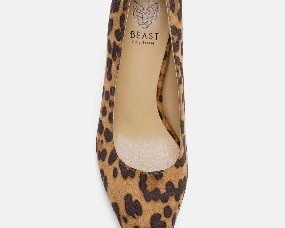 NEWYORKLISTED STYLE COLLECTION: Faux Suede Leopard Point Toe Pumps - NEWYORKLISTED