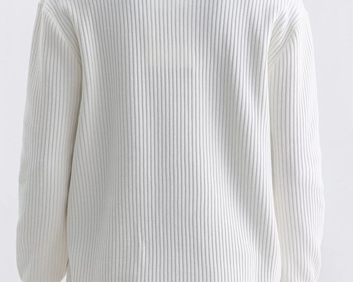 NEWYORKLISTED ATLAS MEN'S COLLECTION – Men's ribbed knit crew-neck sweater, product image 3