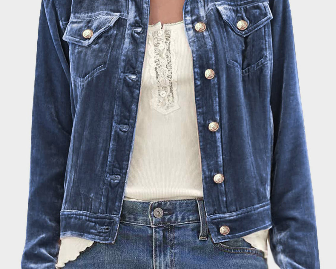 Long Sleeve Jacket with Chest Pockets: NEWYORKLISTED STYLE COLLECTION - NEWYORKLISTED