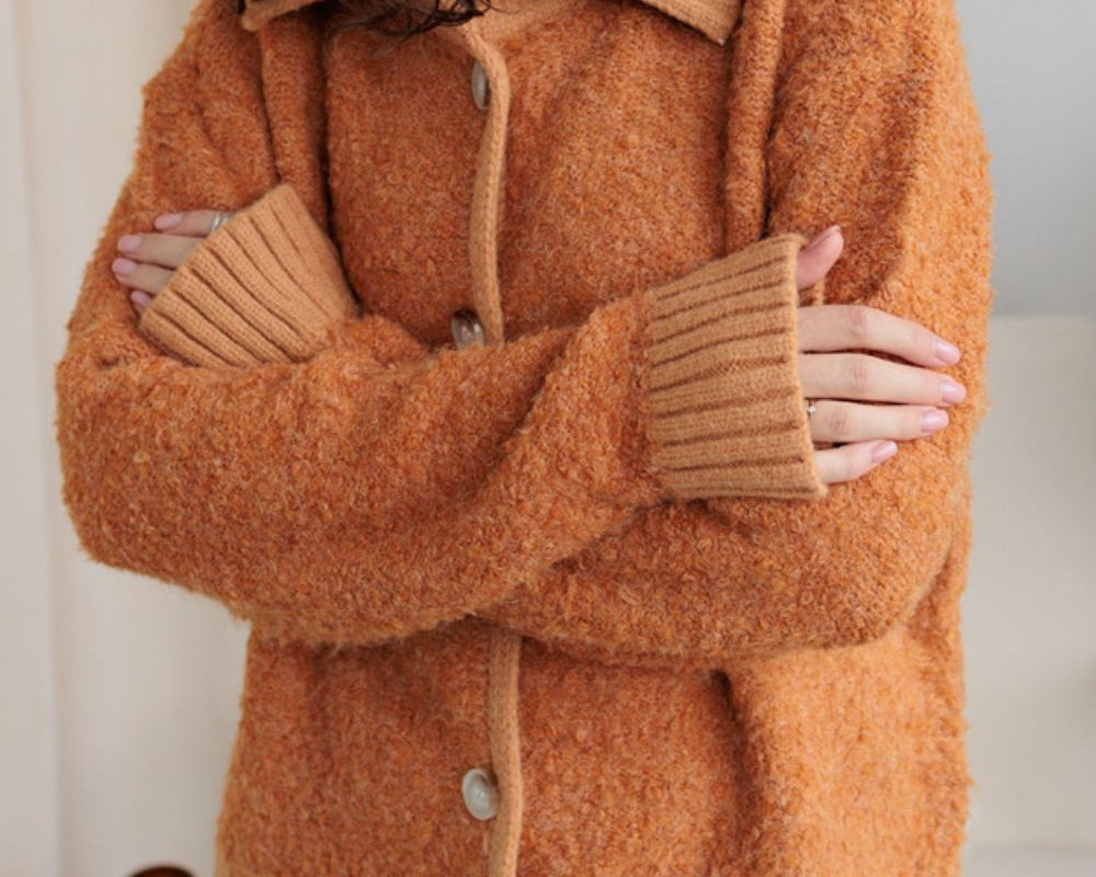 NEWYORKLISTED STYLE COLLECTION: Button Down Long Sleeve Cardigan