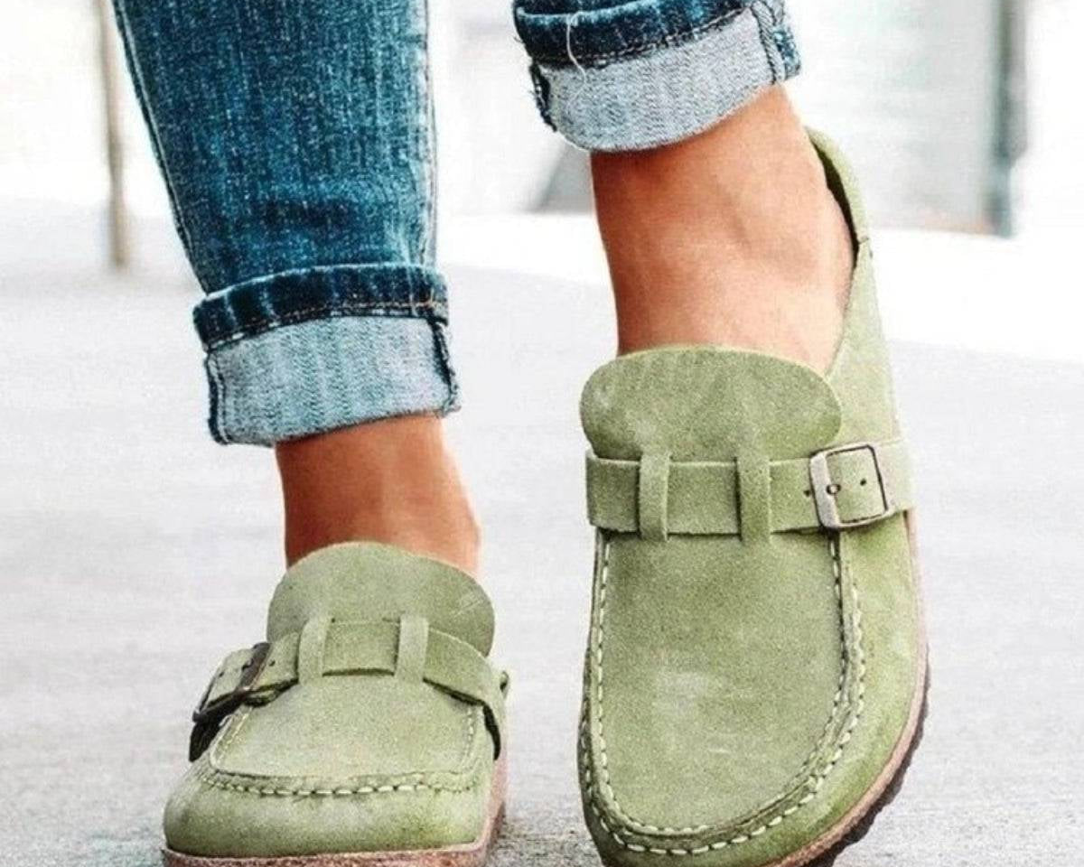 NEWYORKLISTED STYLE COLLECTION: Low Heel Buckle Loafers - NEWYORKLISTED