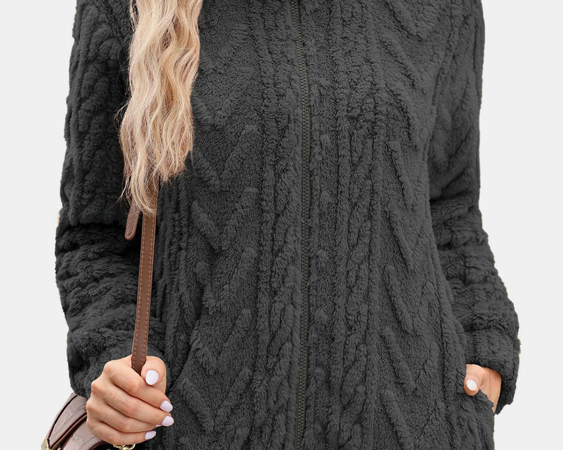 NEWYORKLISTED STYLE COLLECTION: Long Sleeve Warm Sweater Jacket - NEWYORKLISTED