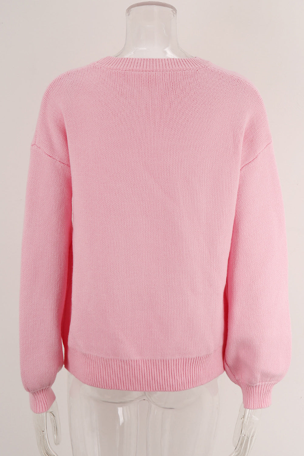 NEWYORKLISTED STYLE COLLECTION: Pretty in Pink with a Bow Long Sleeve Sweater - NEWYORKLISTED