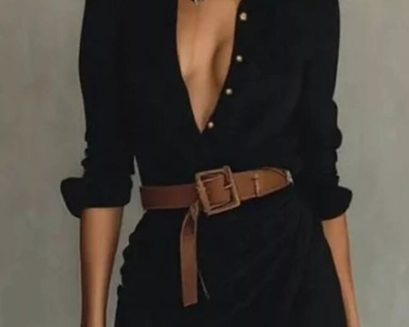 Ruched long sleeve maxi dress in black NEWYORKLISTED STYLE COLLECTION