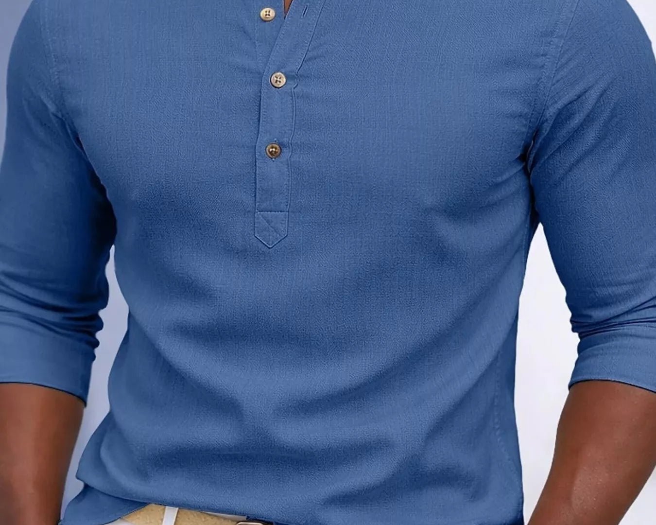 NEWYORKLISTED ATLAS MEN'S COLLECTION: crew neck shirt in blue