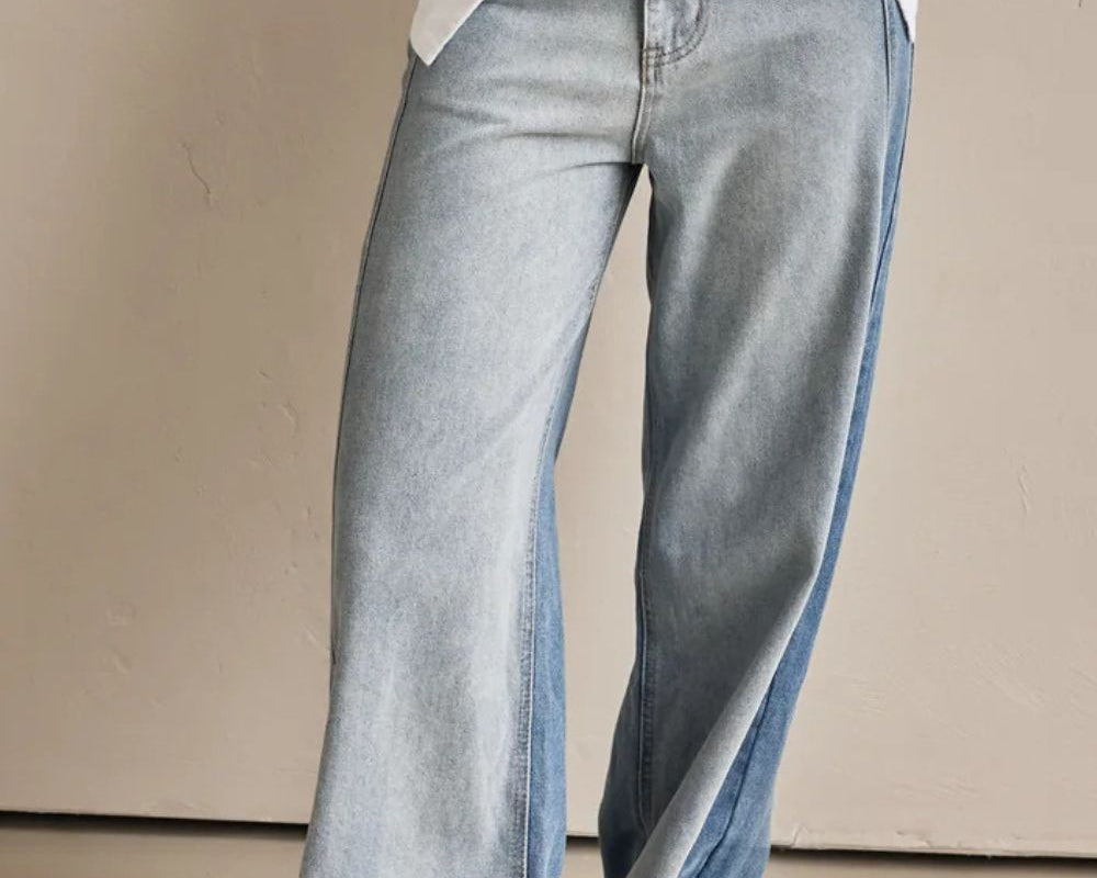 NEWYORKLISTED STYLE COLLECTION: Straight Leg Jeans with Pockets - NEWYORKLISTED