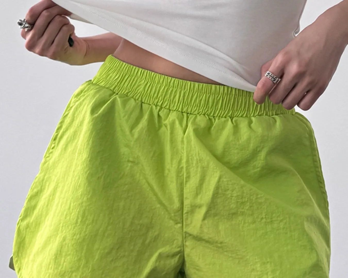 NEWYORKLISTED Activewear: Elastic Waist Active Shorts