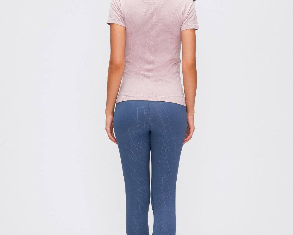 Millennia Round Neck Short Sleeve Active T-Shirt - NEWYORKLISTED