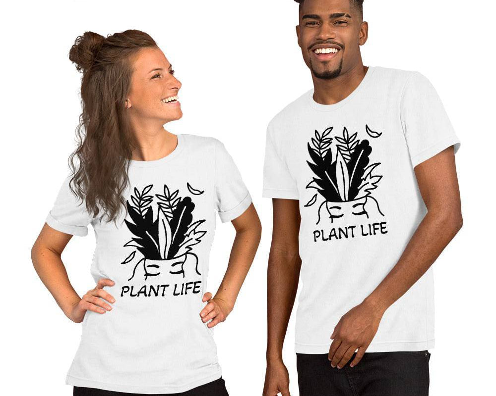 NEWYORKLISTED PLANT LIFE: Unisex t-shirt Nothing But Veggie Luv! - NEWYORKLISTED