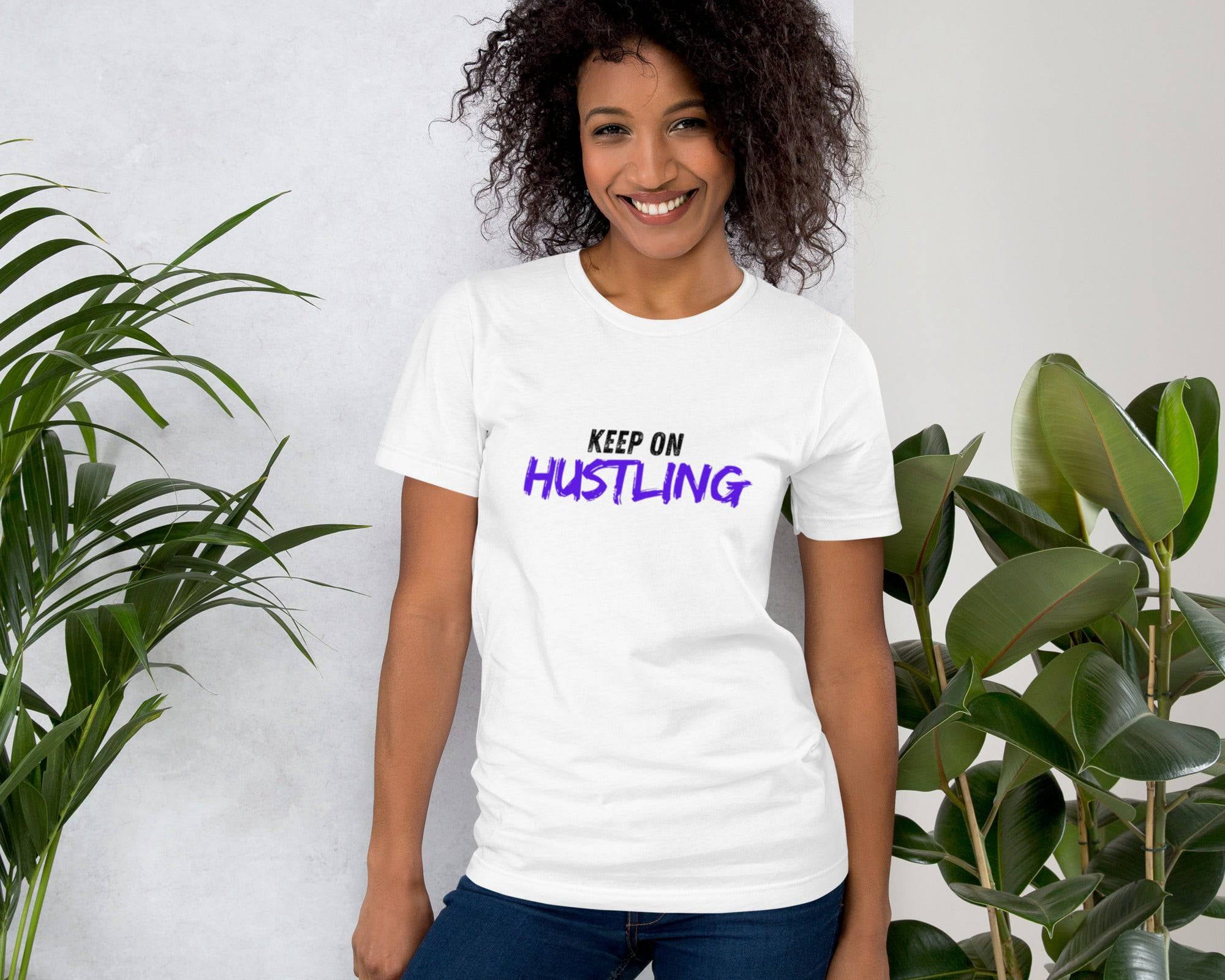 NEWYORKLISTED - "KEEP ON HUSTLING" Unisex t-shirt - NEWYORKLISTED