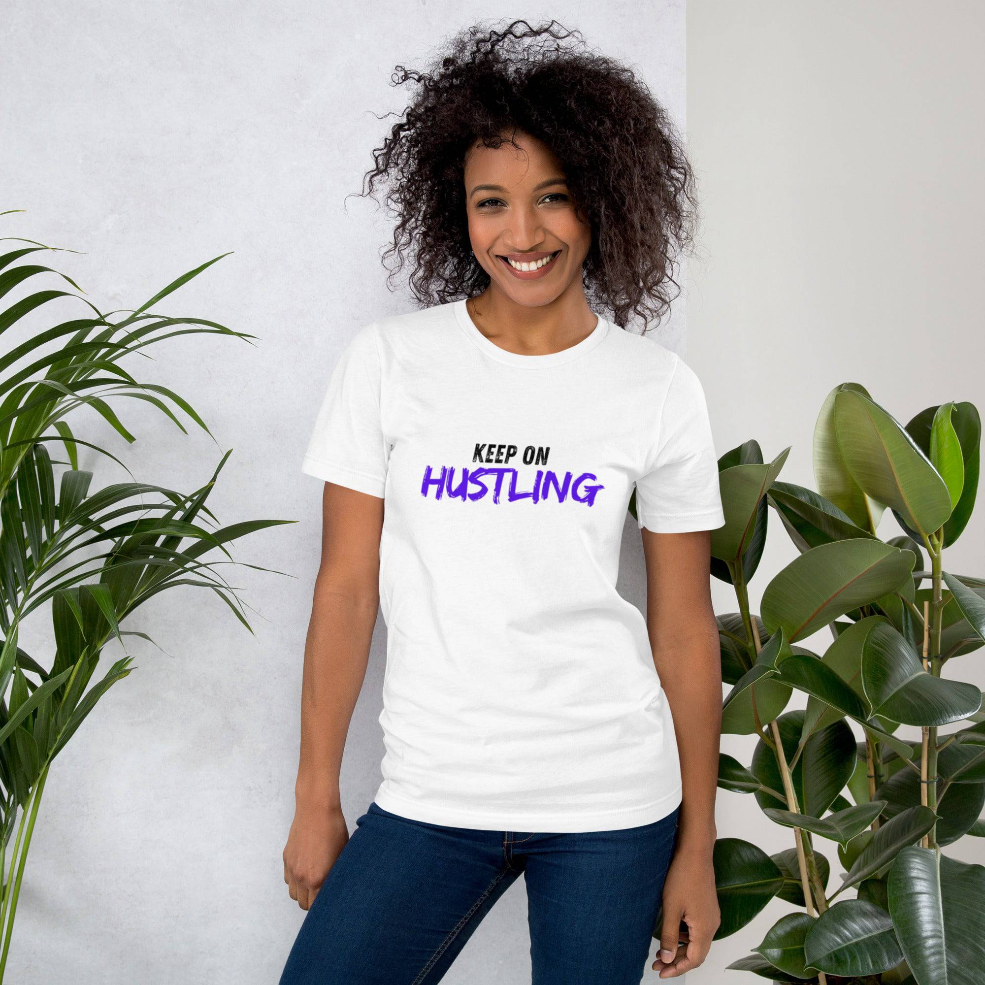 NEWYORKLISTED - "KEEP ON HUSTLING" Unisex t-shirt - NEWYORKLISTED