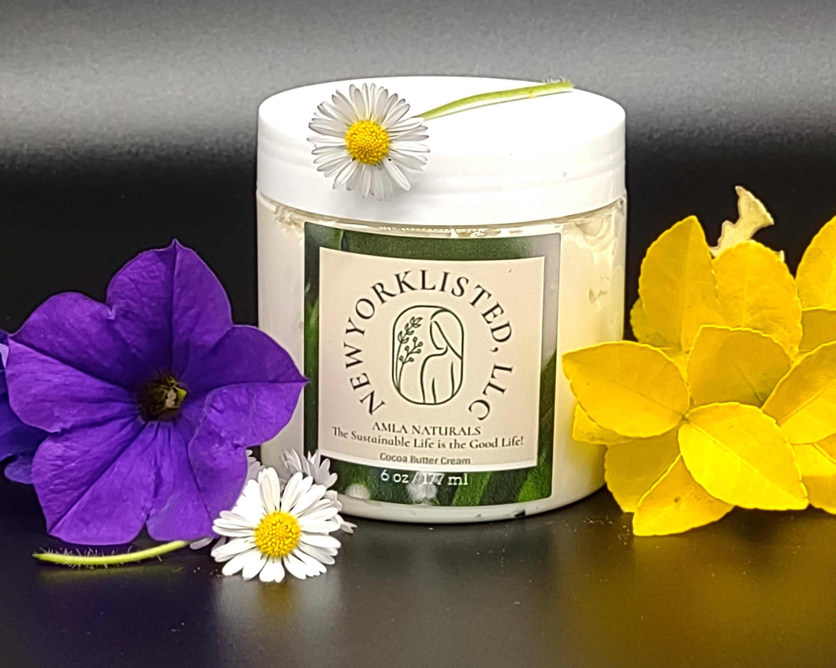 AMLA NATURALS Cocoa Butter in 6-ounce jar