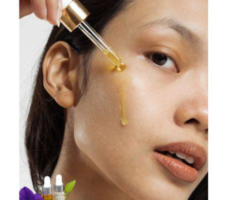 AMLA NATURALS Essential Organic Oil Applied to Skin