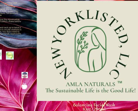 AMLA NATURALS Balancing Facial Wash - NEWYORKLISTED