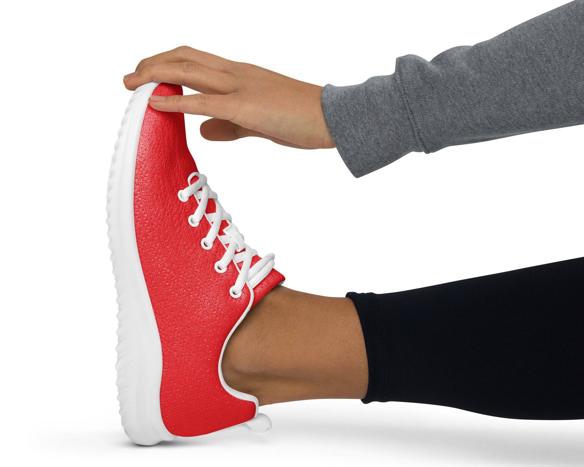 NEWYORKLISTED Style Collection: On the Run Bright Red Athletic Shoes - NEWYORKLISTED