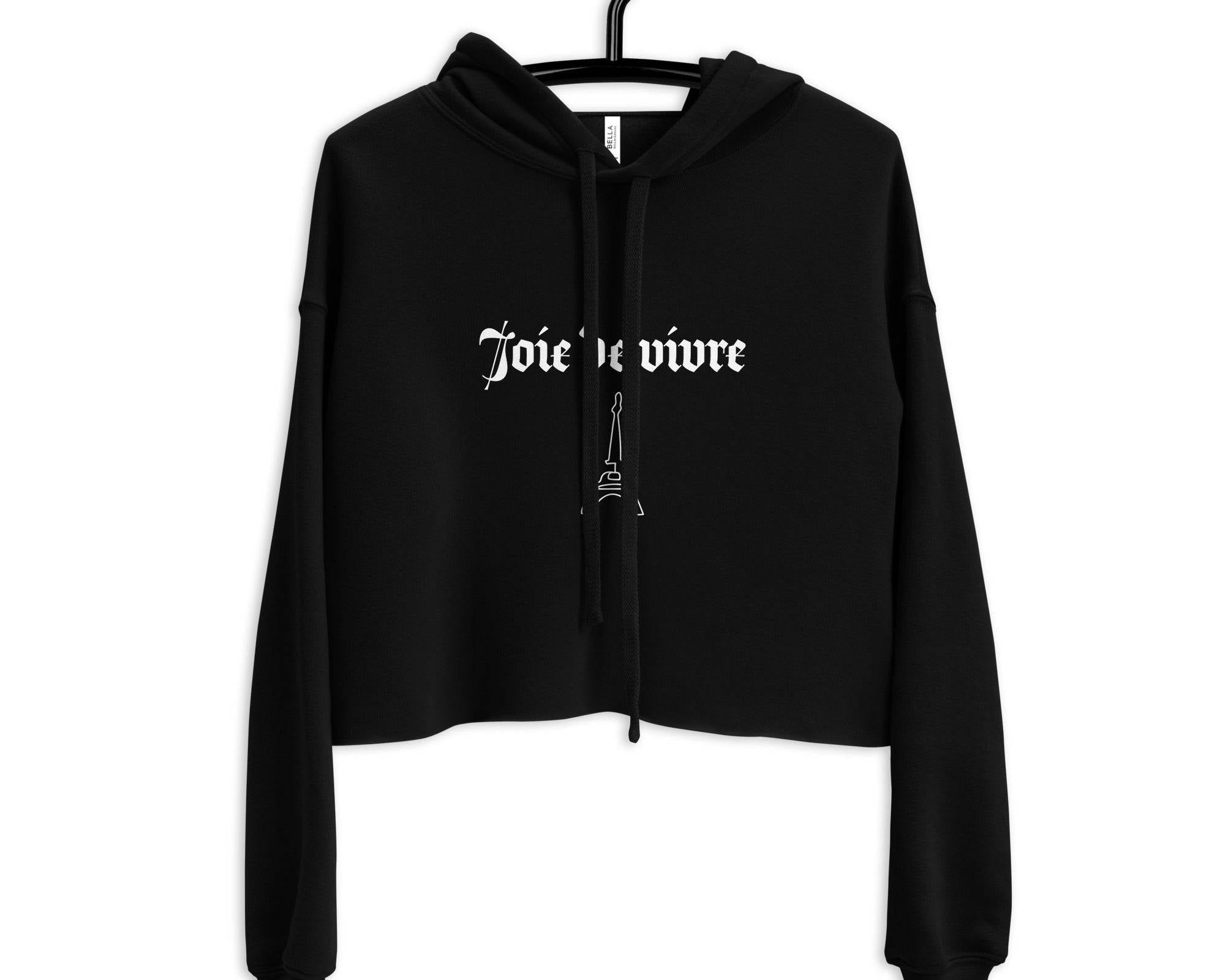 NEWYORKLISTED STYLE COLLECTION: Parlez-Vous Francais Crop Hoodie - NEWYORKLISTED