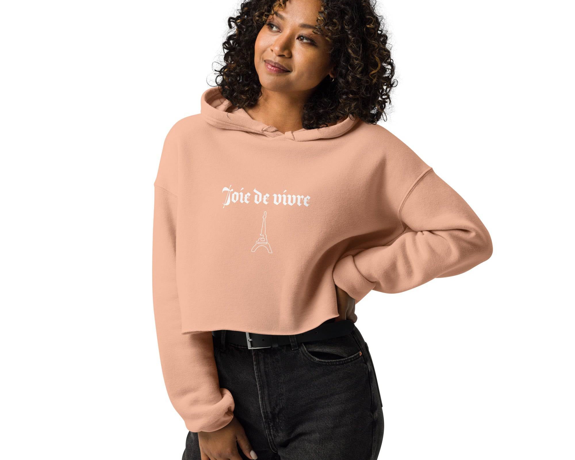 NEWYORKLISTED STYLE COLLECTION: Parlez-Vous Francais Crop Hoodie - NEWYORKLISTED