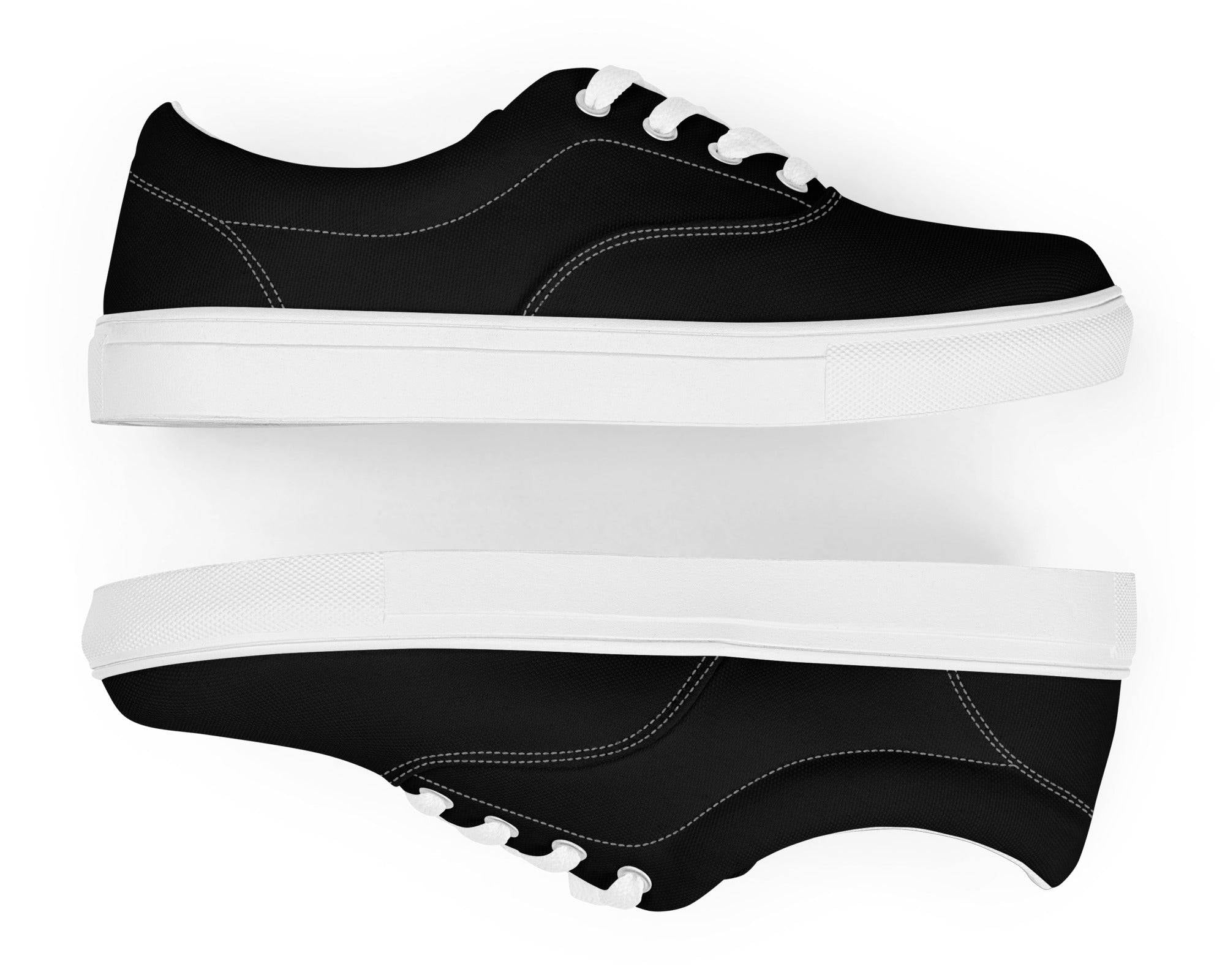 NEWYORKLISTED STYLE COLLECTION: WOMEN'S BACK in BLACK EVERYDAY CANVAS SHOE - NEWYORKLISTED