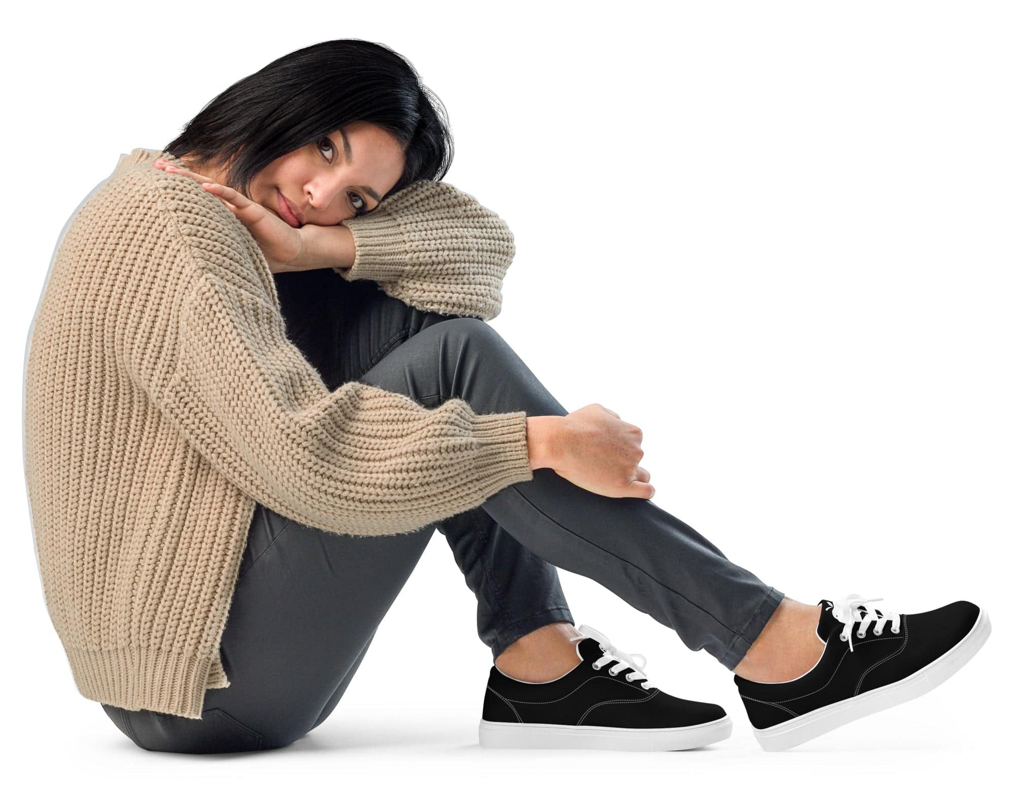 NEWYORKLISTED STYLE COLLECTION: WOMEN'S BACK in BLACK EVERYDAY CANVAS SHOE - NEWYORKLISTED