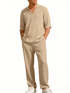 NEWYORKLISTED ATLAS MEN'S COLLECTION – Men's half-sleeve top and pants two-piece set, product image 3