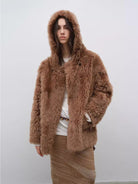 Clouds of Smoke Become Rain Imported Tuscan Hooded Sheepskin - NEWYORKLISTED