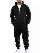 NEWYORKLISTED ATLAS MEN'S COLLECTION – Men's zip-up hoodie and cargo pants two-piece set, product image 6