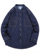 NEWYORKLISTED ATLAS MEN'S COLLECTION – Men's long-sleeve denim button-down shirt, product image 4