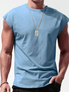 NEWYORKLISTED ATLAS MENS Collection: Men's Full Size Round Neck Cap Sleeve Tank Plus Size