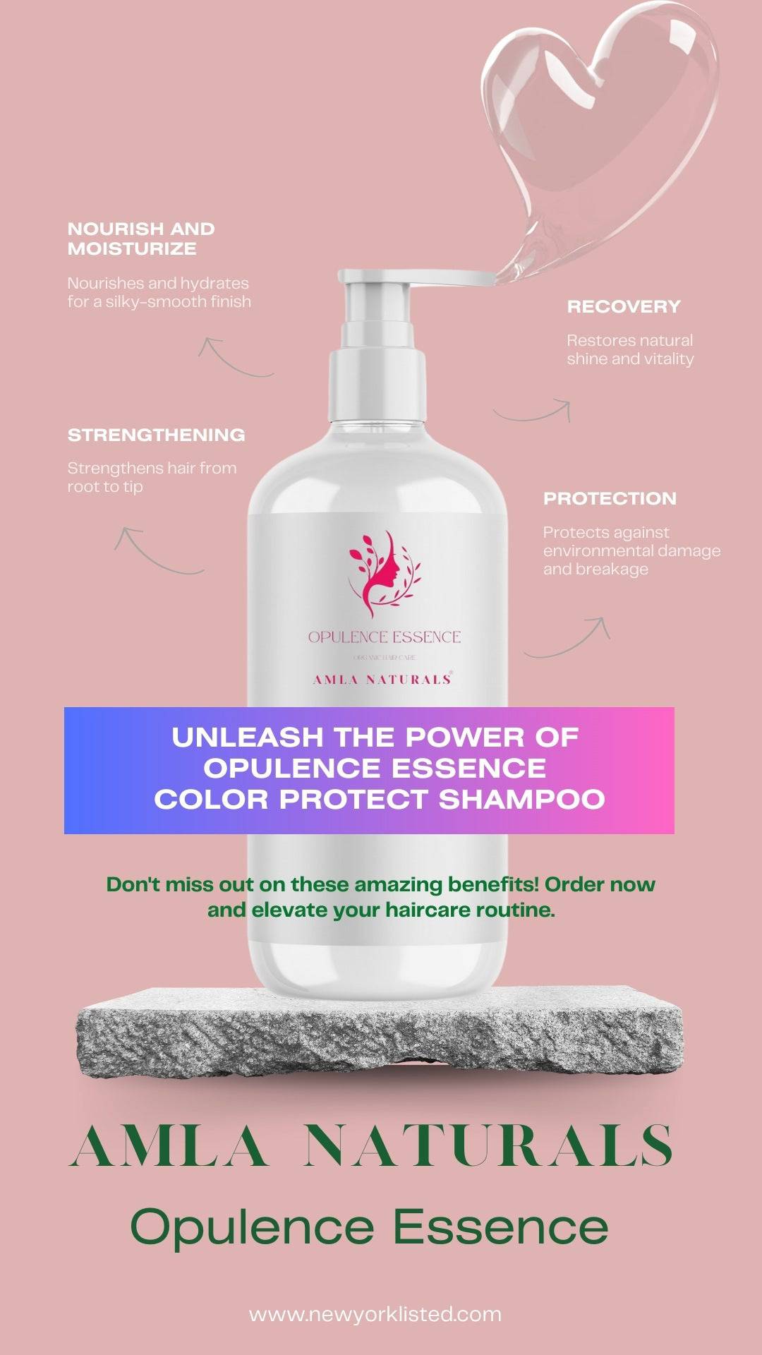 AMLA NATURALS Opulence Essence Color Protect Shampoo - NEWYORKLISTED