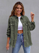 NEWYORKLISTED STYLE COLLECTION: Distressed Color Pop Denim Jacket - NEWYORKLISTED