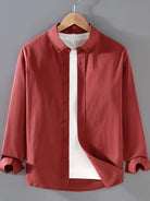 Men’s classic button-up long sleeve shirt from NEWYORKLISTED ATLAS MEN’S COLLECTION, styled for smart-casual versatility