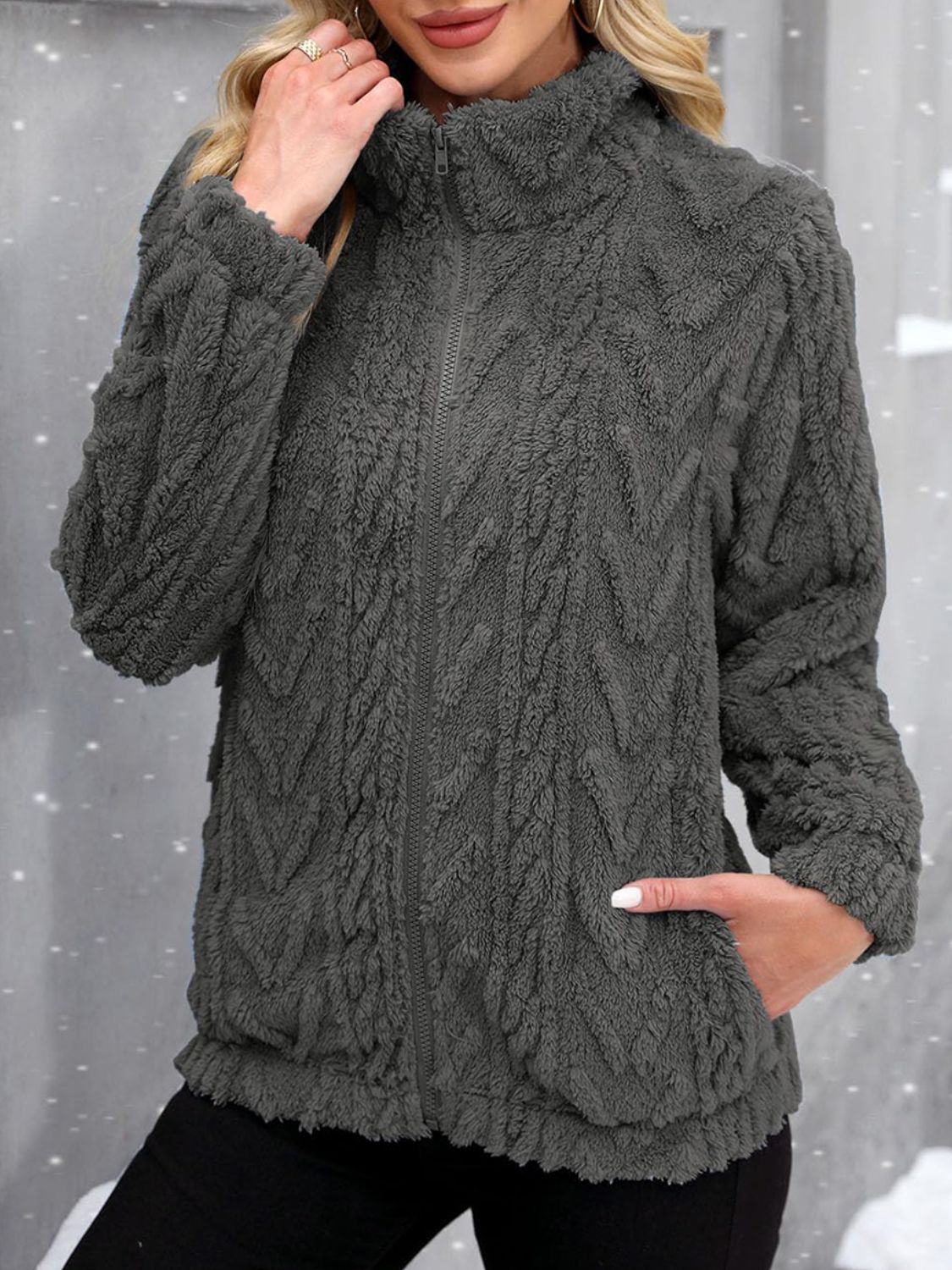 NEWYORKLISTED STYLE COLLECTION: Long Sleeve Warm Sweater Jacket - NEWYORKLISTED