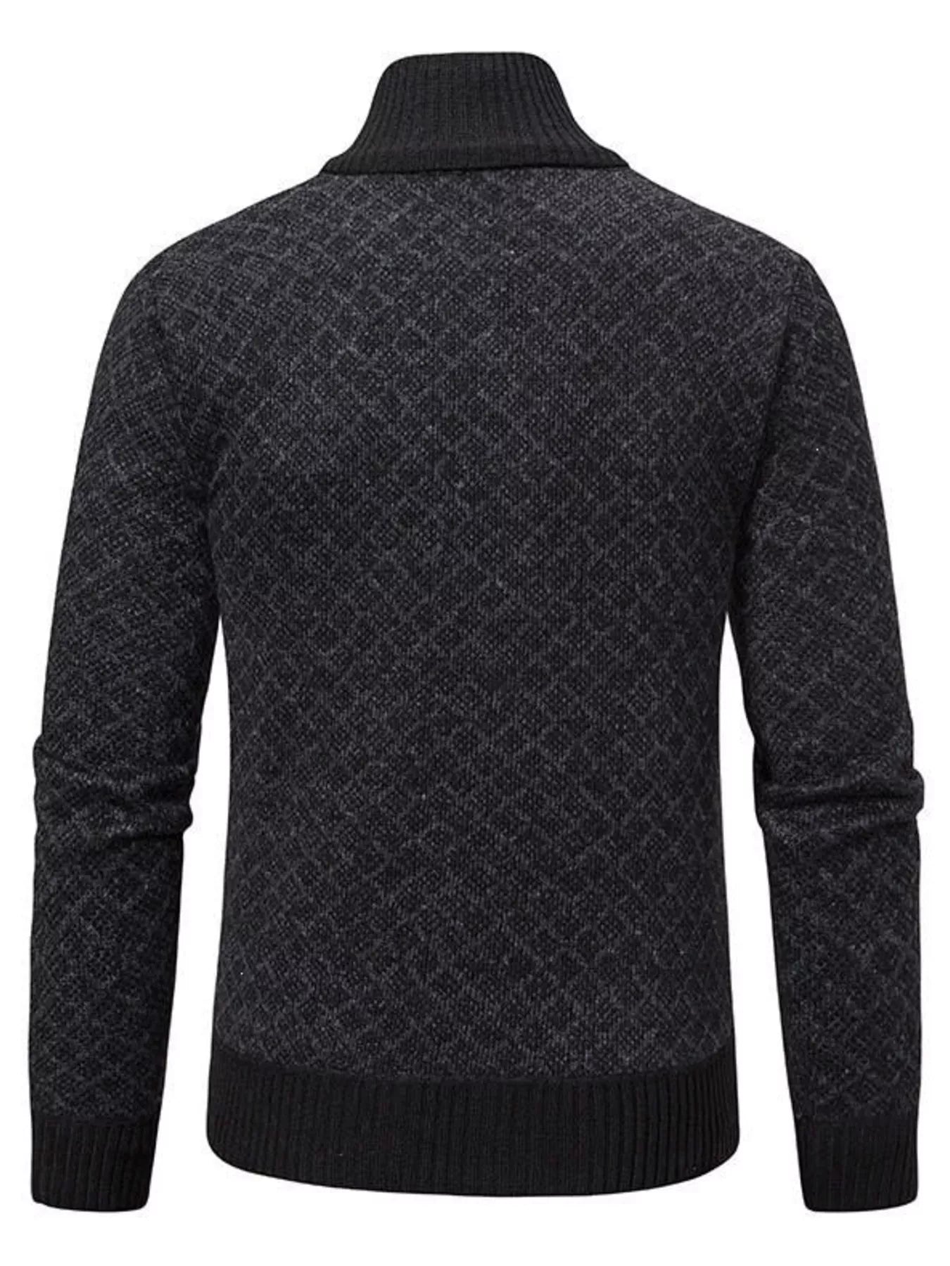 NEWYORKLISTED ATLAS MEN'S COLLECTION – Men's geometric full-zip cardigan, product image 12