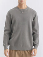NEWYORKLISTED ATLAS MEN'S COLLECTION – Men's ribbed knit crew-neck sweater, product image 10