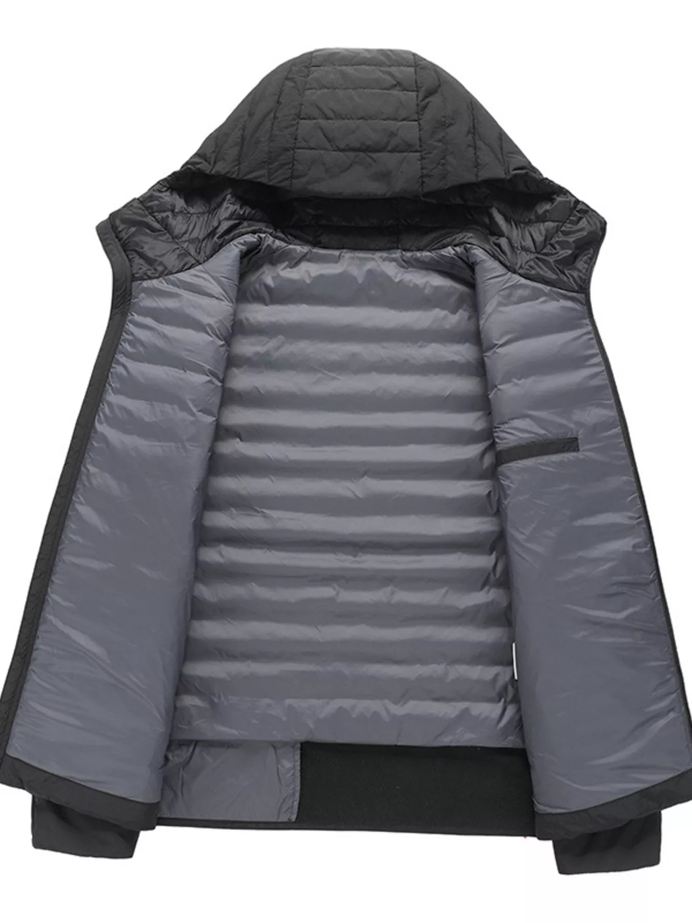 NEWYORKLISTED ATLAS MEN'S COLLECTION – Men's lightweight hooded puffer jacket, product image 2
