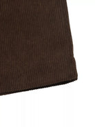 NEWYORKLISTED STYLE COLLECTION:   Close Up of Women's Casual Pleated Brown Pants