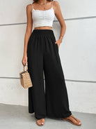NYLD Wide Waistband Relax Fit Long Pants - NEWYORKLISTED