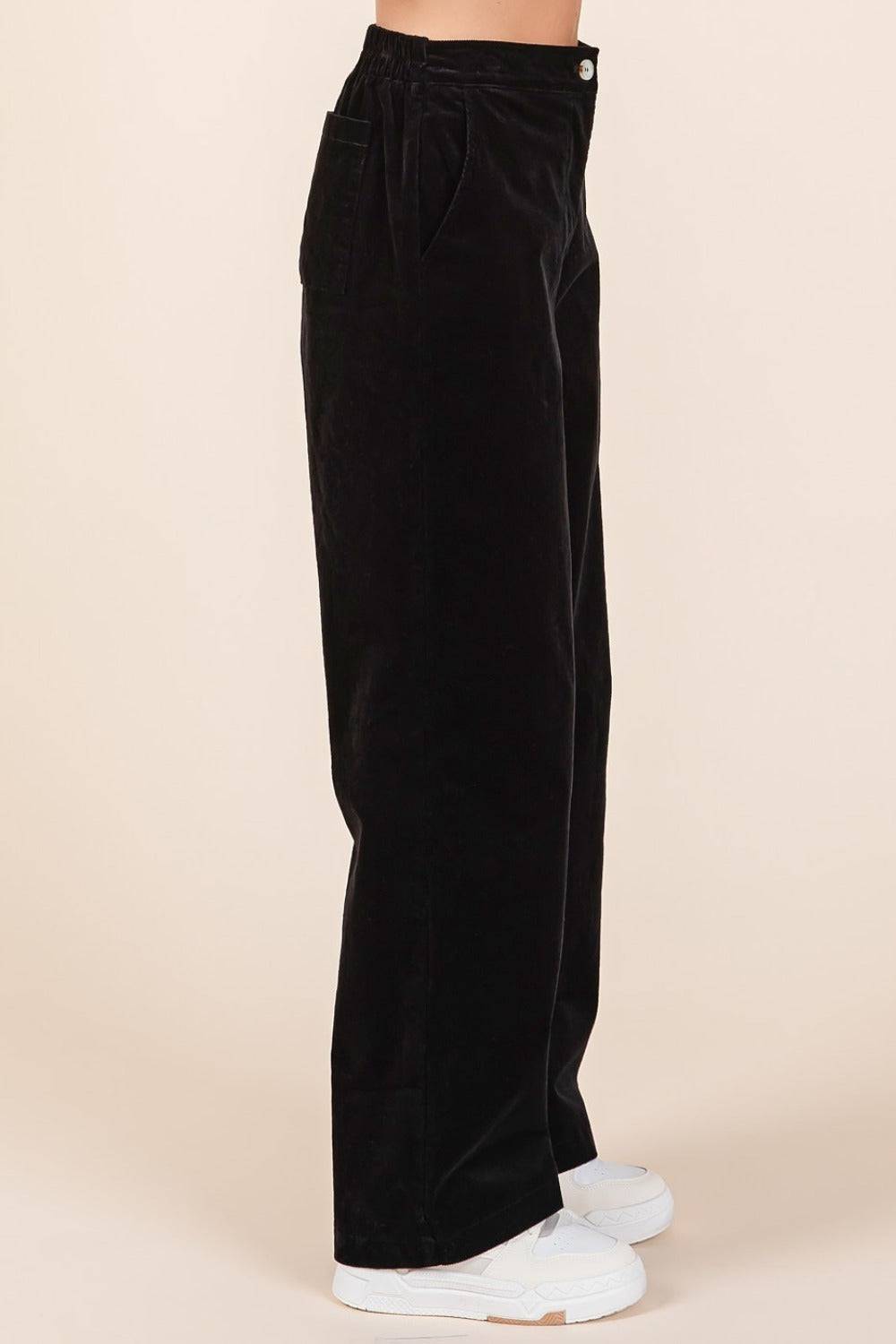 NEWYORKLISTED STYLE COLLECTION: Black Corduroy Pants - NEWYORKLISTED