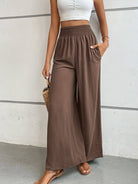 NYLD Wide Waistband Relax Fit Long Pants - NEWYORKLISTED