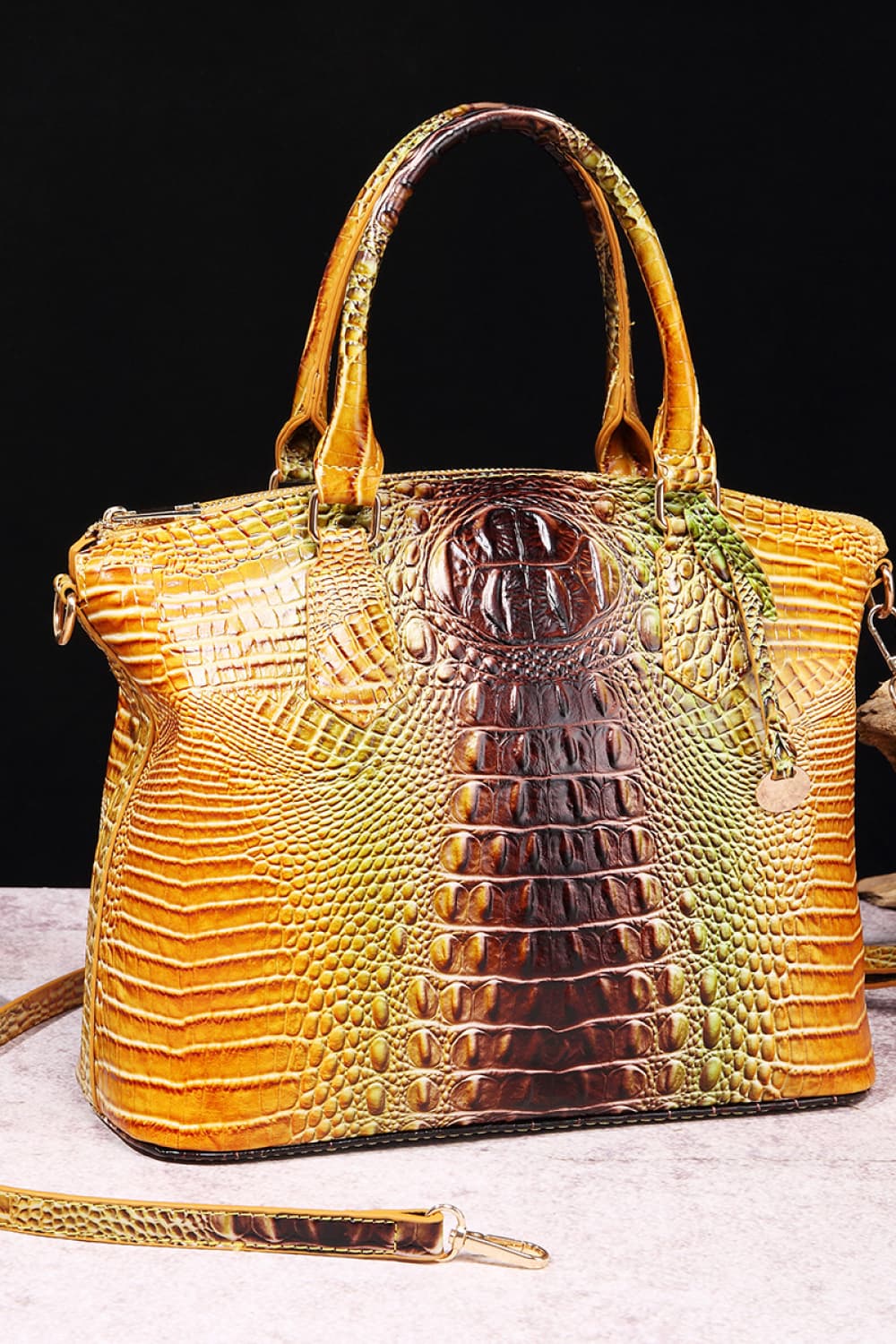 NEWYORKLISTED STYLE COLLECTION: Rainbow Gradient Vegan Leather Handbag - NEWYORKLISTED