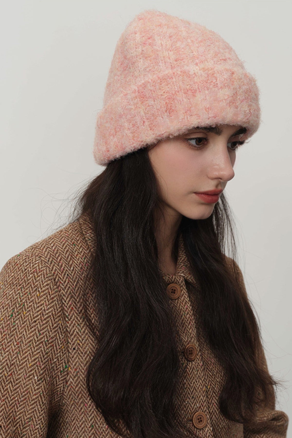 Solid Color Thermal Knit Hat - NEWYORKLISTED