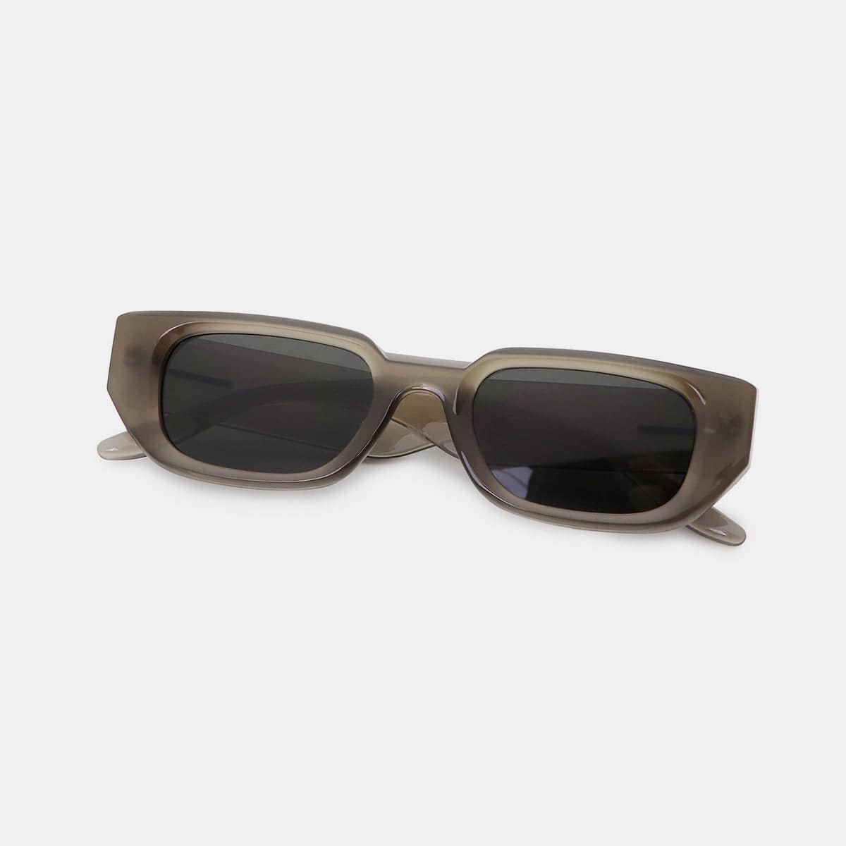 NEWYORKLISTED Colored Frame Rectangle Sunglasses - NEWYORKLISTED