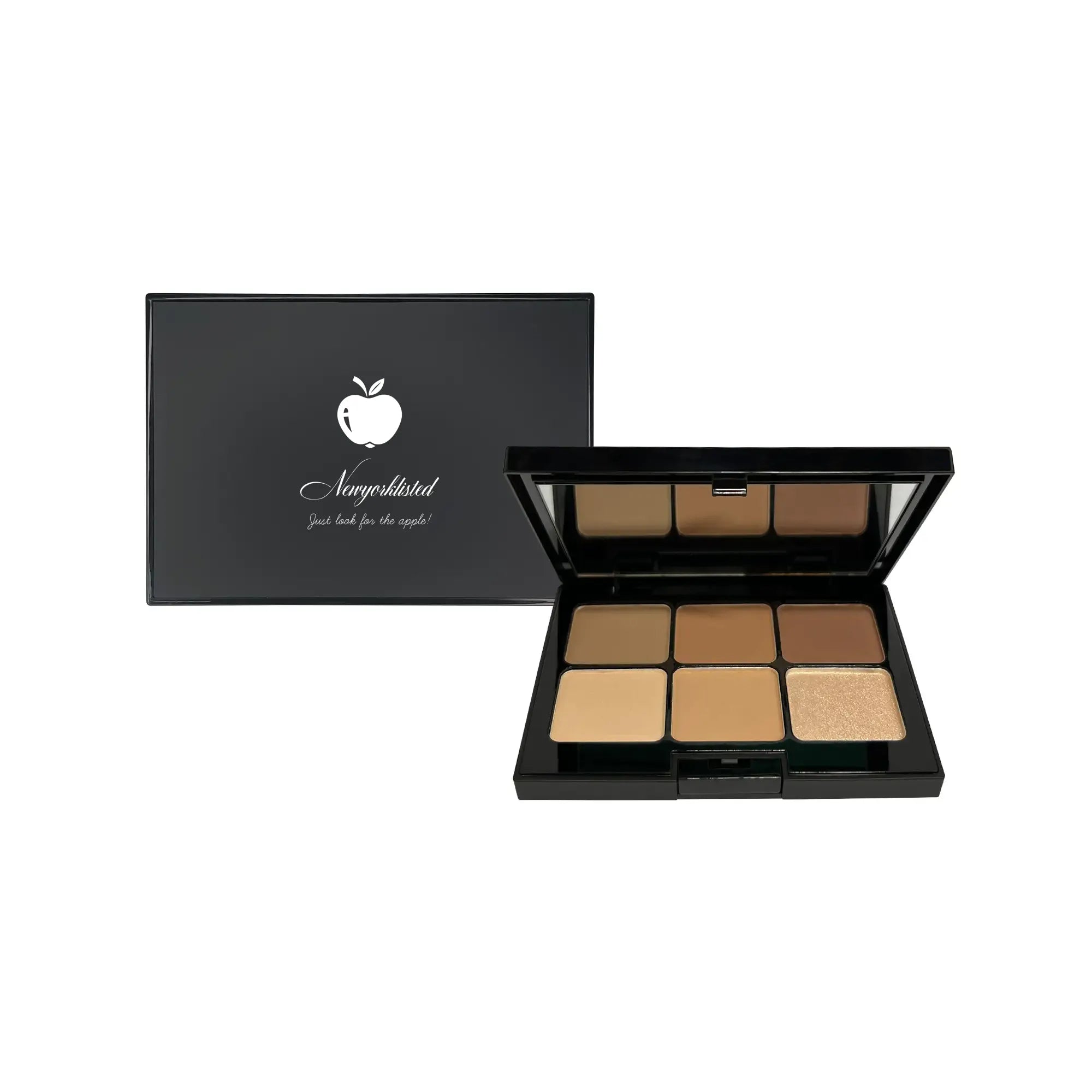 NEWYORKLISTED COSMETIC COLLECTION: Eyeshadow Palette – La Crème 6-Shade Creamy Pigment Palette