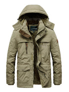 NEWYORKLISTED ATLAS MEN'S COLLECTION – Men's zip-up hooded parka coat, product image 4