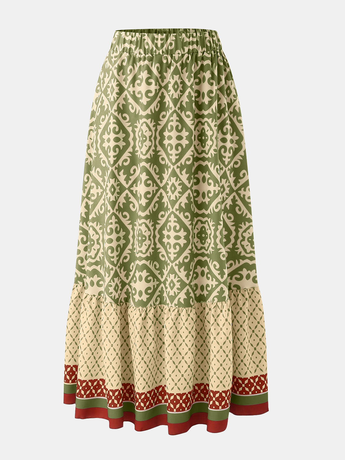 NEWYORKLISTED STYLE COLLECTION:  Maxi Print Skirt - NEWYORKLISTED