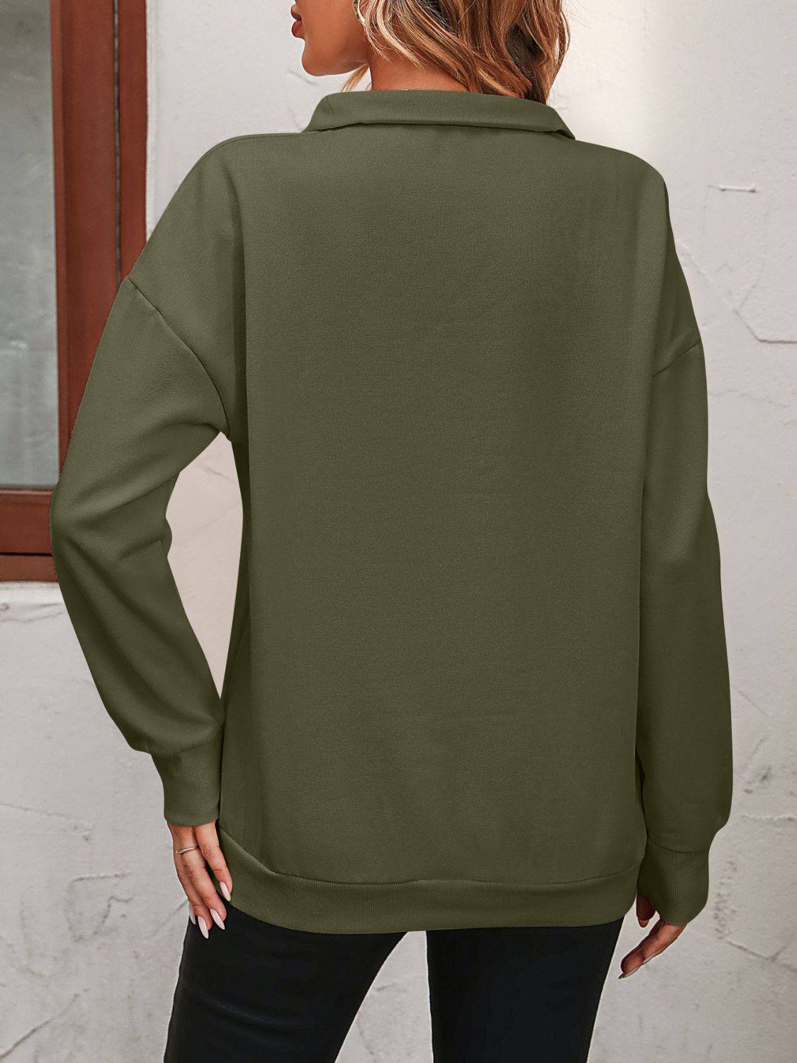 NEWYORKLISTED STYLE COLLECTION: Dropped Shoulder Sweatshirt - NEWYORKLISTED