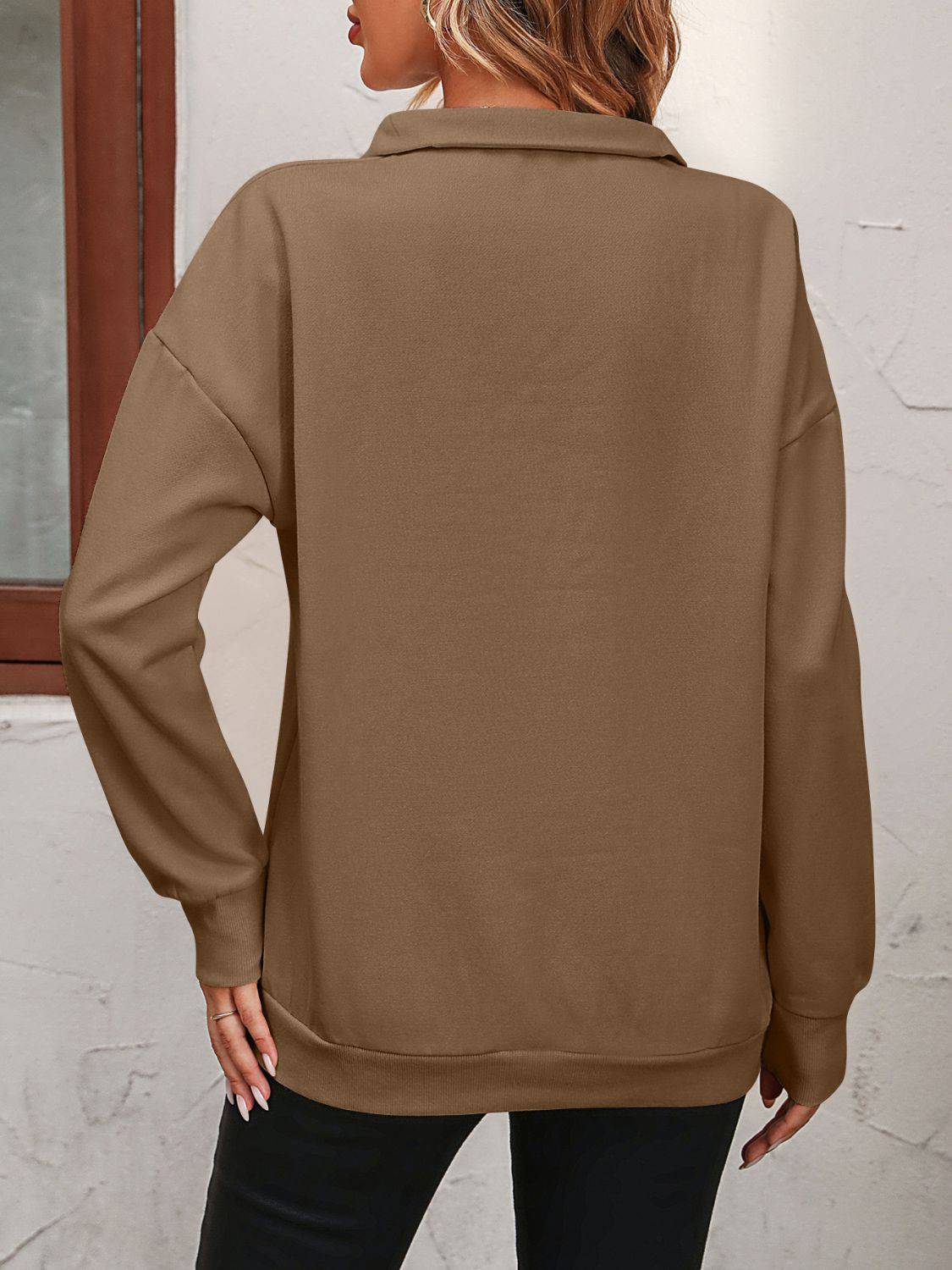 NEWYORKLISTED STYLE COLLECTION: Dropped Shoulder Sweatshirt - NEWYORKLISTED